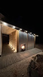 wood burning sauna - vacation rental in nakusp bc